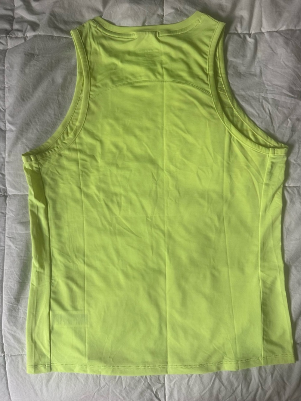 Brooks Neon Yellow Performance Running Tank - Picture 4 of 5